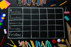 10 Ways To Create A Structured Homeschooling Schedule